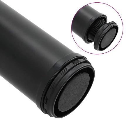 Höjdjusterbara bordsben 4 st 870 mm svart