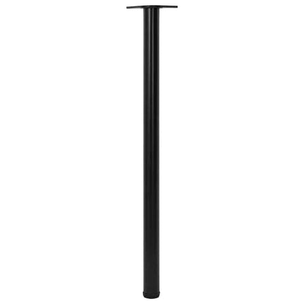 Höjdjusterbara bordsben 4 st svart 1100 mm