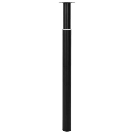 Justerbara bordsben 2 st 710 mm-1100 mm svart