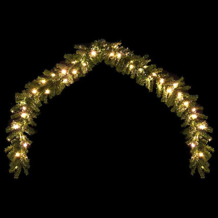 Julkrans med LED-lampor 10 m