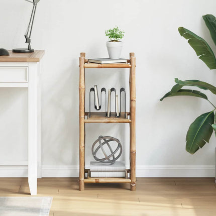 Hylla med 3 nivåer bambu