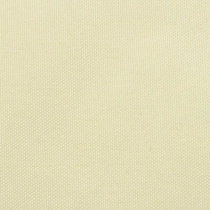 Balkongskärm oxfordtyg 75 x 600 cm gräddvit