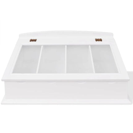 Besticklåda MDF vit barockstil