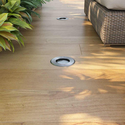 Utomhusspotlights med LED 3 st runda