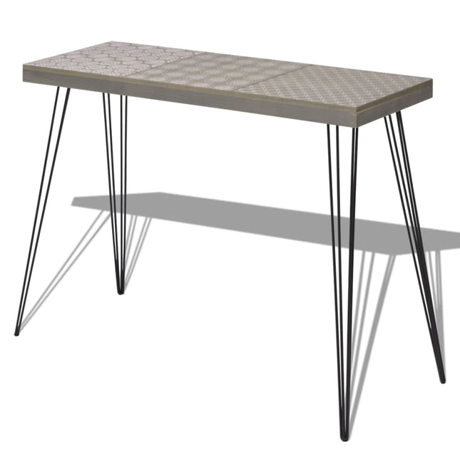 Konsolbord 90x30x71,5 cm grå