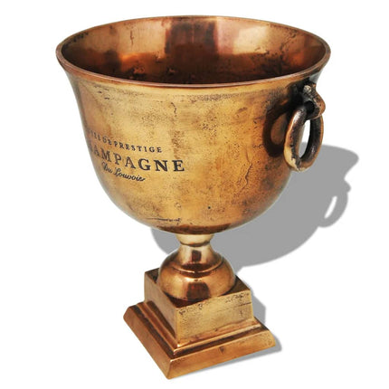 Pokal champagnekylare koppar brun