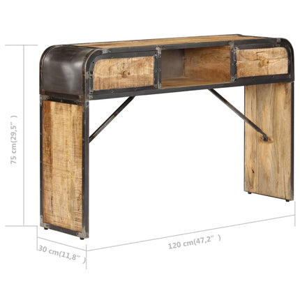 Skänk 120x30x75 cm massivt mangoträ