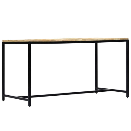 Matbord 140x70x75 cm massivt grovt mangoträ