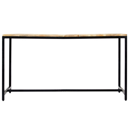Matbord 140x70x75 cm massivt grovt mangoträ