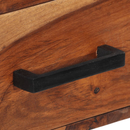 Skrivbord med 2 lådor 110x50x77 cm massivt sheshamträ