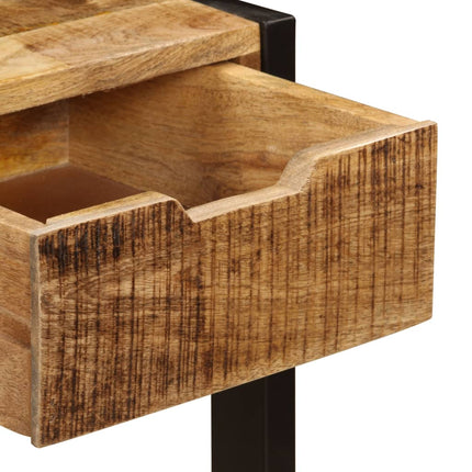 Skänk med 3 lådor 110x35x75 cm massivt mangoträ