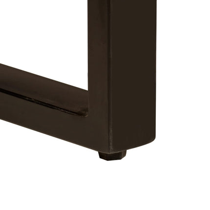 Matbord 200x100x75 cm massivt sheshamträ