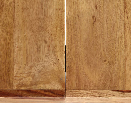 Matbord 160x80x75 cm massivt shesamträ