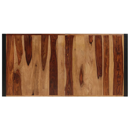 Matbord 140x70x75 cm massivt sheshamträ