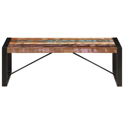 Soffbord 120x60x40 cm massivt återvunnet trä