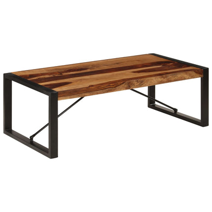Soffbord 120x60x40 cm massivt sheshamträ