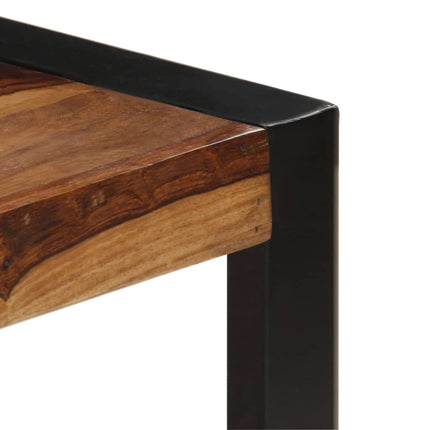 Soffbord 120x60x40 cm massivt sheshamträ