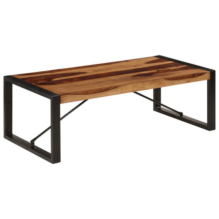 Soffbord 120x60x40 cm massivt sheshamträ