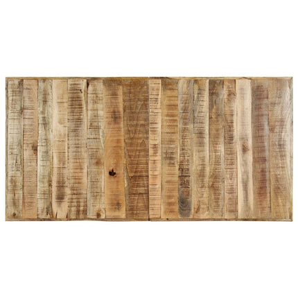 Matbord 160x80x75 cm massivt grovt mangoträ