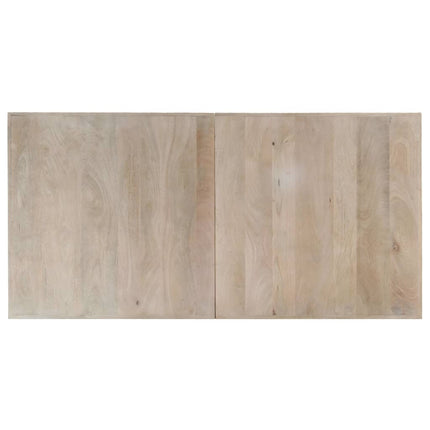 Matbord 140x70x75 cm massivt blekt mangoträ