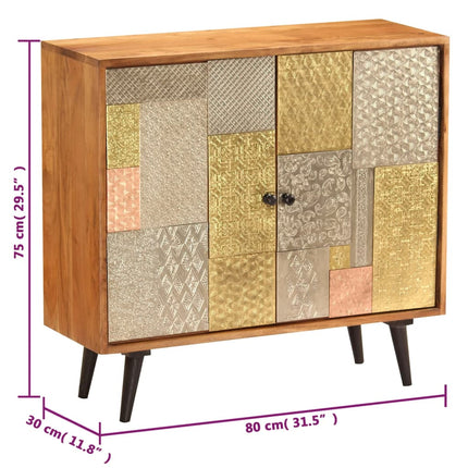 Skänk 80x30x75 cm massivt akaciaträ