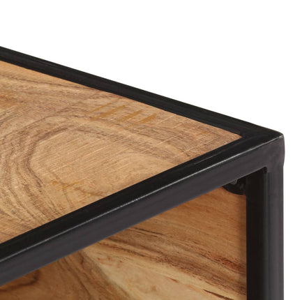 Soffbord 70x70x32 cm massivt akaciaträ