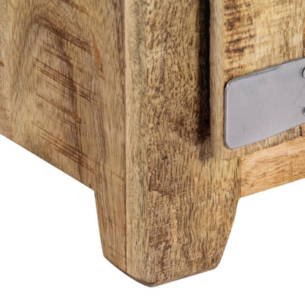 Soffbord 70x70x30 cm massivt mangoträ