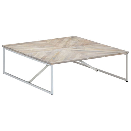 Soffbord 110x110x36 cm massivt mangoträ