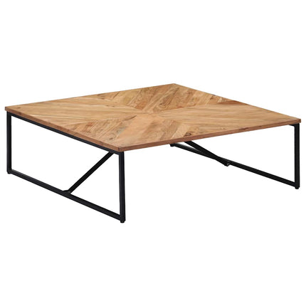 Soffbord 110x110x36 cm massivt akaciaträ