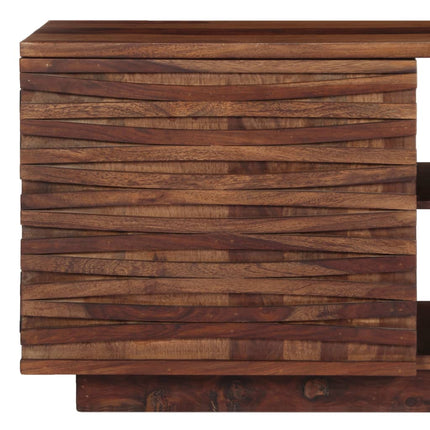 TV-bänk 120x30x40 cm massivt sheshamträ