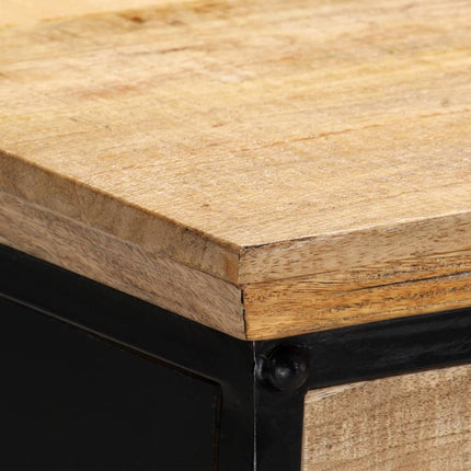 Skrivbord 110x50x76 cm massivt mangoträ