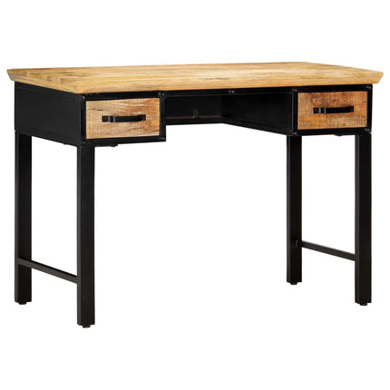 Skrivbord 110x50x76 cm massivt mangoträ