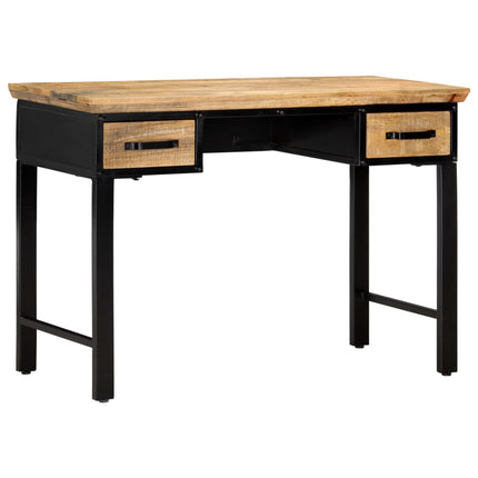 Skrivbord 110x50x76 cm massivt mangoträ