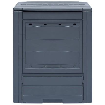 Trädgårdskompost grå 60x60x73 cm 260 L