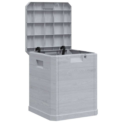 Dynbox 90 liter ljusgrå