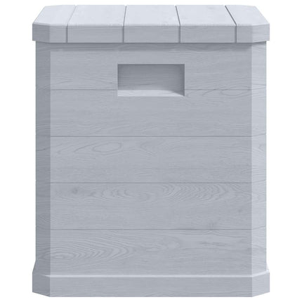 Dynbox 90 liter ljusgrå