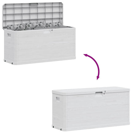 Dynbox 280 liter ljusgrå