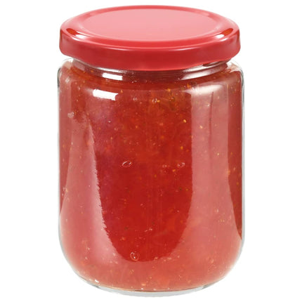 Syltburkar i glas med röda lock 48 st 230 ml