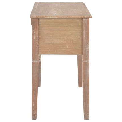 Skrivbord brun 109,5x45x77,5 cm trä