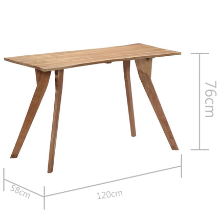 Matbord 120x58x76 cm massivt akaciaträ
