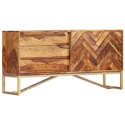 Skänk 118x30x60 cm massivt sheshamträ