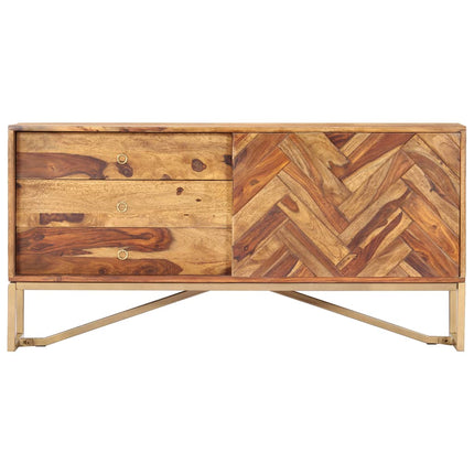 Skänk 118x30x60 cm massivt sheshamträ