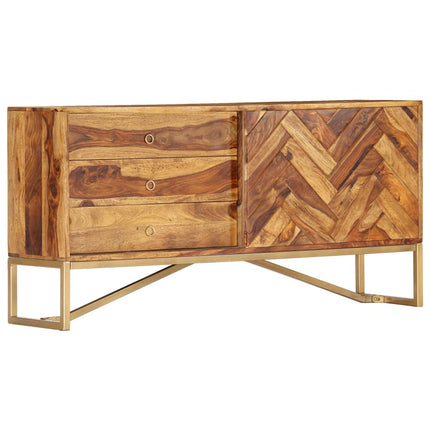Skänk 118x30x60 cm massivt sheshamträ