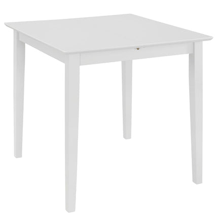 Utdragbart matbord (80-120)x80x74 cm vit MDF