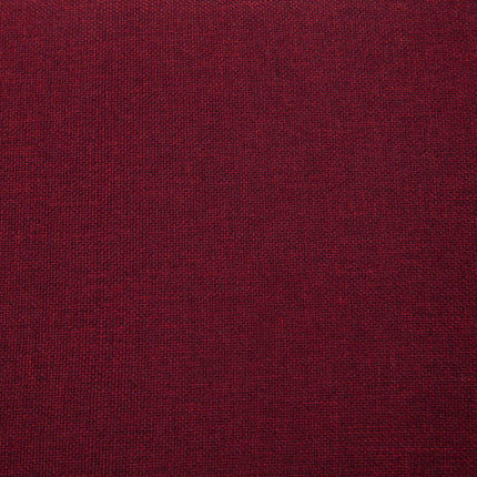 Bänk med förvaringsutrymme 116 cm vinröd polyester
