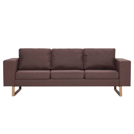 3-sitssoffa tyg brun