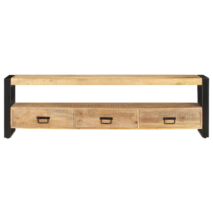 TV-bänk 150x30x45 cm massivt mangoträ