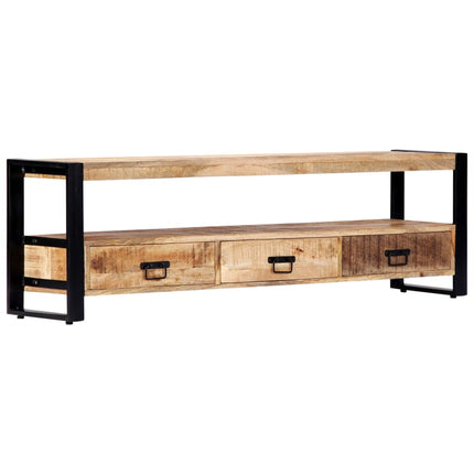 TV-bänk 150x30x45 cm massivt mangoträ
