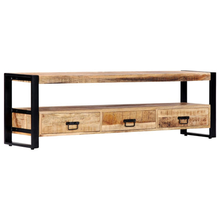 TV-bänk 150x30x45 cm massivt mangoträ