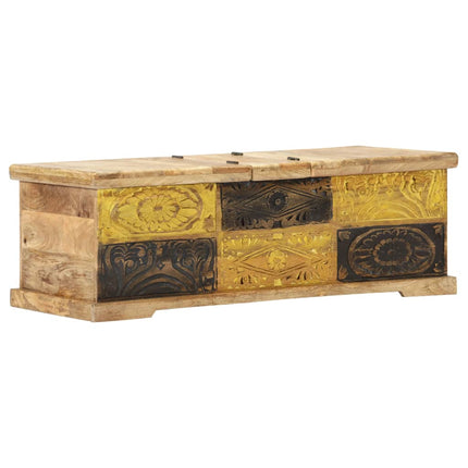 Soffbord 100x50x35 cm massivt mangoträ